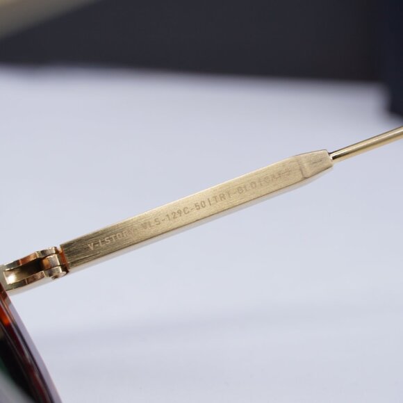 Valentino V-LSTORY VLS-129C Sunglasses - Honey Havana/Green - Picture 7 of 10